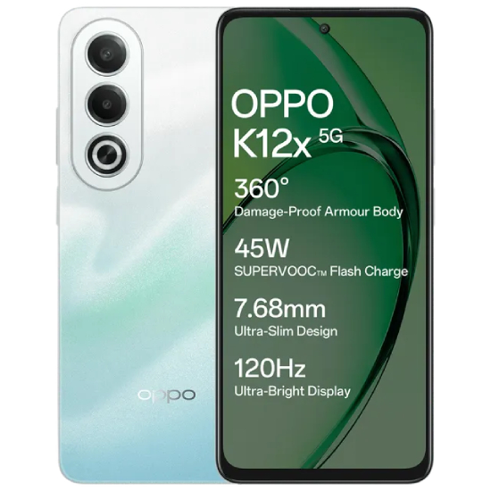 oppo K12x 5G (6GB RAM, 128GB, Breeze Blue)